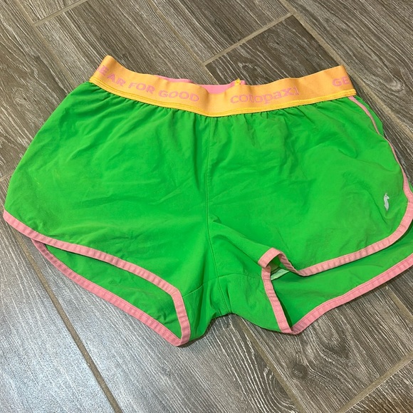 cotopaxi Shorts Cotopaxi Size Small Lime Green Running Shorts